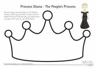 Princess Diana The People's Princess Worksheet