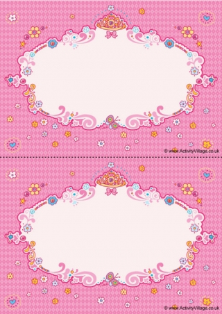 Princess Note Cards