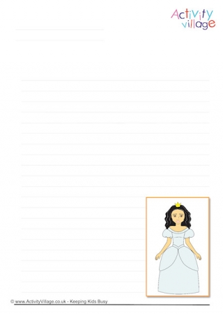 Princess Writing Page