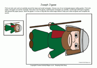 Joseph Printable Jigsaw