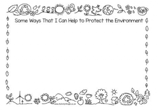 Protecting The Environment Printables