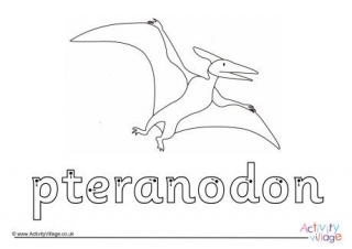 Pteranodon Finger Tracing