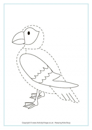Puffin Tracing Page