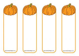 Pumpkin Bookmarks