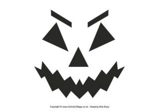 Pumpkin Carving Template 1