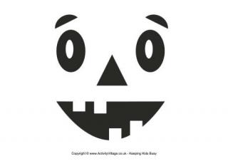 Pumpkin Carving Template 3