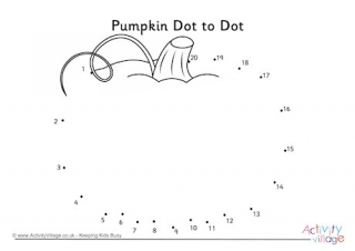 Pumpkin Dot To Dot