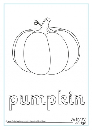 Pumpkin Finger Tracing