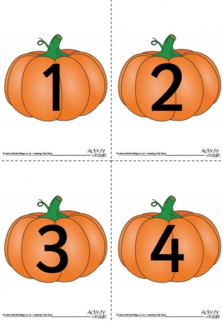 Pumpkin Number Posters