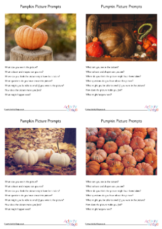 Pumpkin Picture Prompts