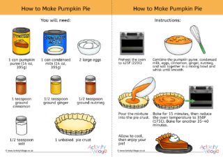 Pumpkin Pie Recipe for Kids