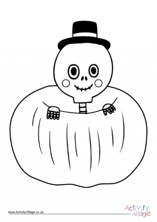 Halloween colouring pages orchard