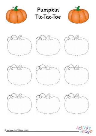 Pumpkin Tic-Tac-Toe