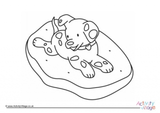 Puppy Colouring Page 5