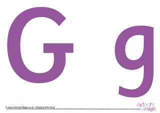 Purple Display Letters