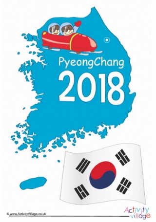 PyeongChang Winter Olympics 2018 Poster