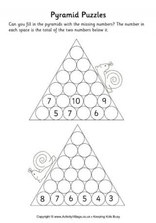 Pyramid Puzzles Difficult 3