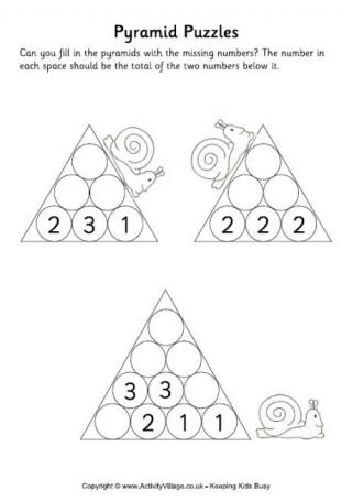 Pyramid Puzzles Easy 2