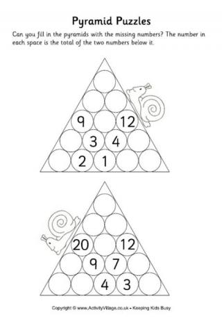 Pyramid Puzzles Medium 2