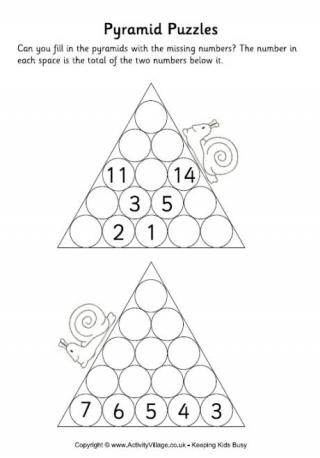 Pyramid Puzzles Medium 3