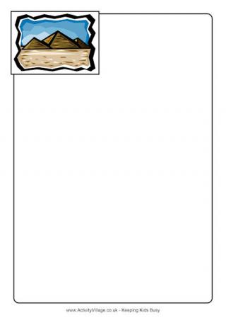 Pyramids Notebooking Page