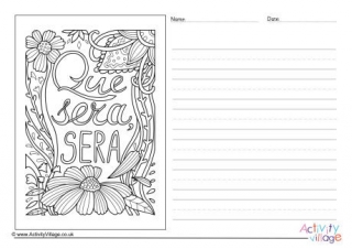 Que Sera Sera Story Paper