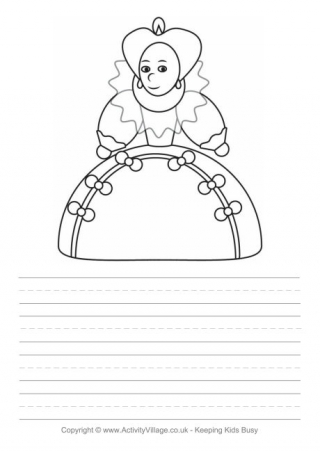 Queen Elizabeth I Story Paper