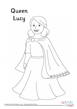 Queen Lucy Colouring Page