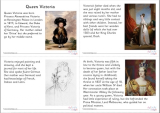 Queen Victoria Fact Posters