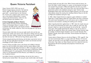 Queen Victoria Factsheet