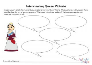Queen Victoria Interview Worksheet