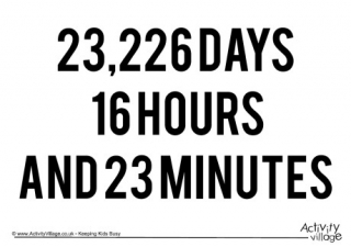 Queen Victoria's Reign in Days, Hours and Minutes