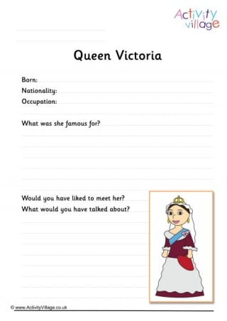 Queen Victoria Worksheet 2