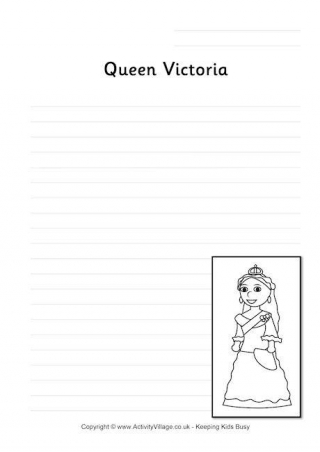 Queen Victoria Writing Page