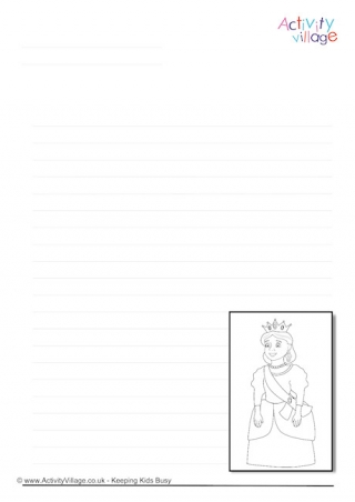 Queen Writing Page