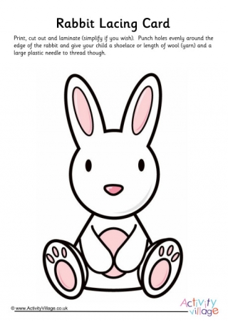Rabbit Lacing Card 2