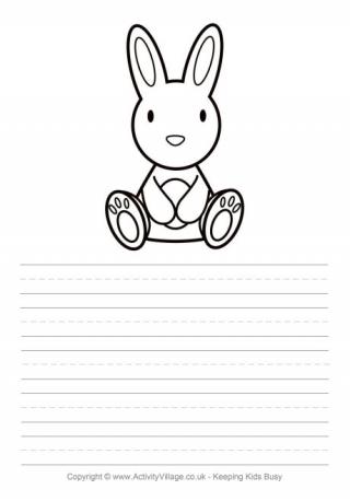 Rabbit story paper