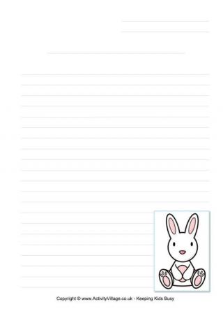 Rabbit Writing Page