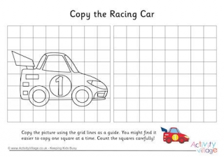 Racing Car Grid Copy
