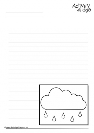 Rain Writing Page
