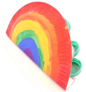 Rainbow Castanets Craft