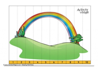 Rainbow Counting Jigsaw