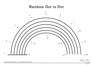 Rainbow Dot to Dot
