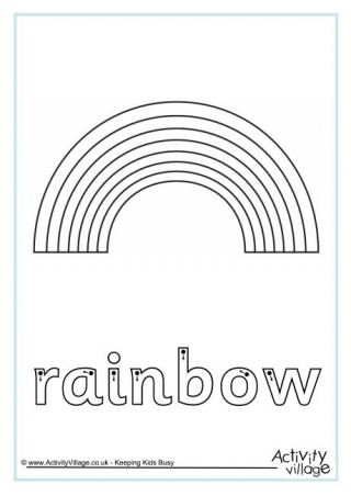 Rainbow Finger Tracing