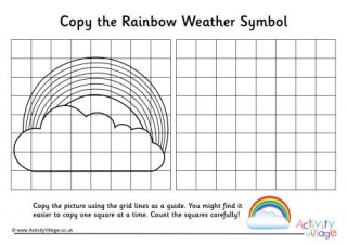 Rainbow Weather Symbol Grid Copy