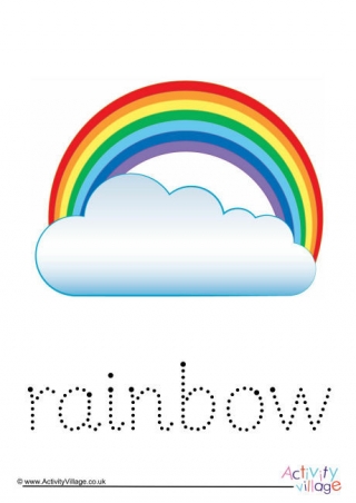 Rainbow Word Tracing 2