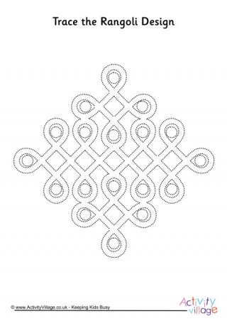 Rangoli Tracing Page 2