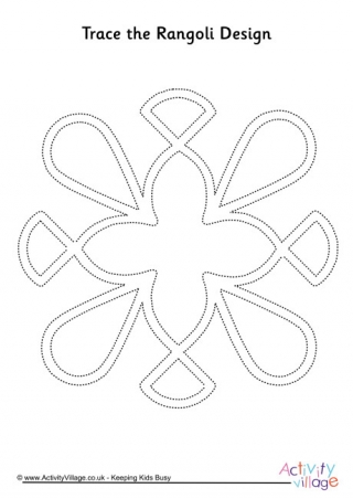 Rangoli Tracing Page 5