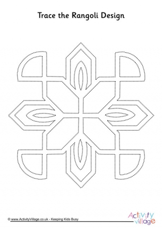 Rangoli Tracing Page 6