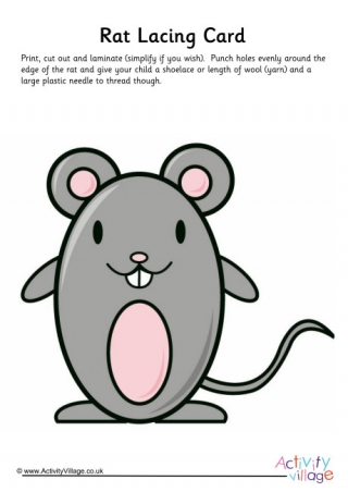 Rat Lacing Card 2